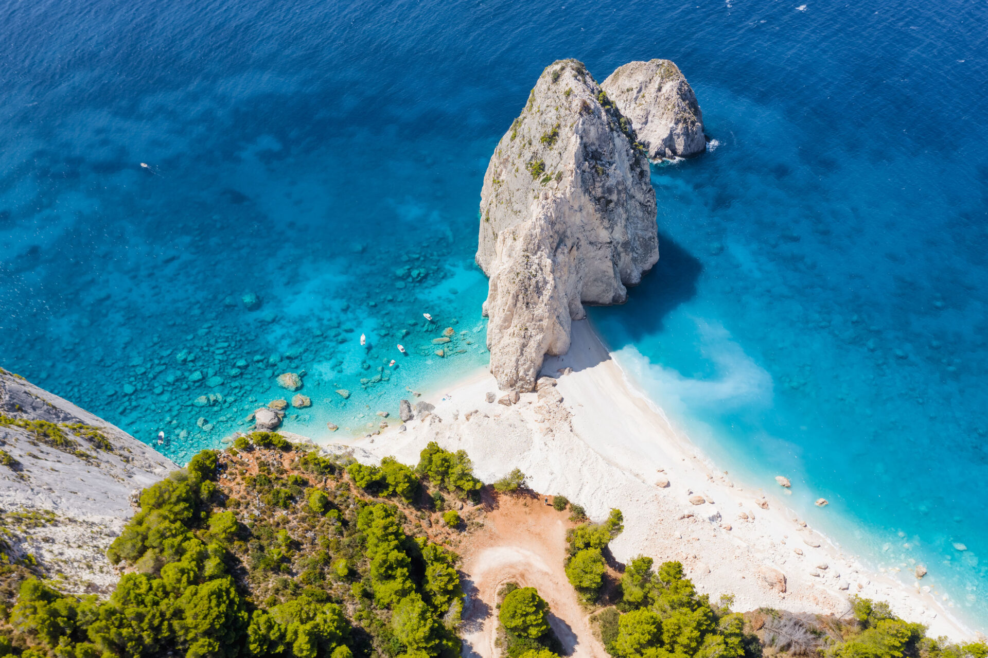 Mizithres cliff rock in Zakynthos